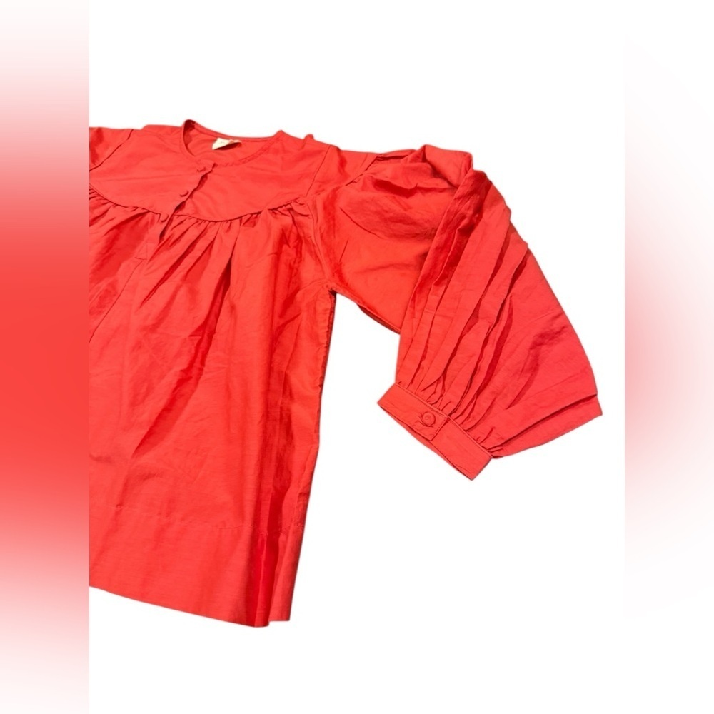MIRTH OSLO BLOUSE IN RED Size Medium (I have matching pants, sold separately) - Picture 8 of 15